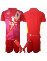 Juventus Keeper Hjemmedraktsett Barn 2024-25 Korte ermer (+ bukser)